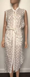 Sunday Tropez White Beach Dress Size Small Cotton: DK Reserve: $100.00 Shipping: Domestic: Flat-rate of $49.00 to anywhere within the contiguous U.S. International: Foreign shipping rates are determined by destination. International shipping may be su