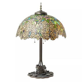 31.75"H Laburnum Antique Style Stained Glass Table Lamp (1 of 14)