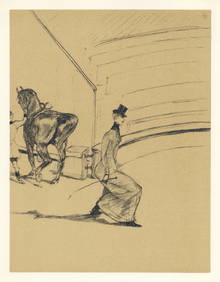 Toulouse-Lautrec lithograph | Circus "Ecuyere de haute ecole" (1 of 1)