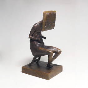 Shevchuk Dmitry: "Point of view", bronze sculpture (1 of 10)