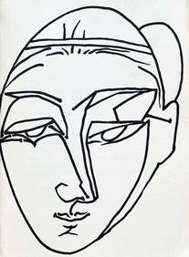 Francoise Gilot Tout Dire 4 Lithograph Le Grand Souci des Hommes (1 of 1)