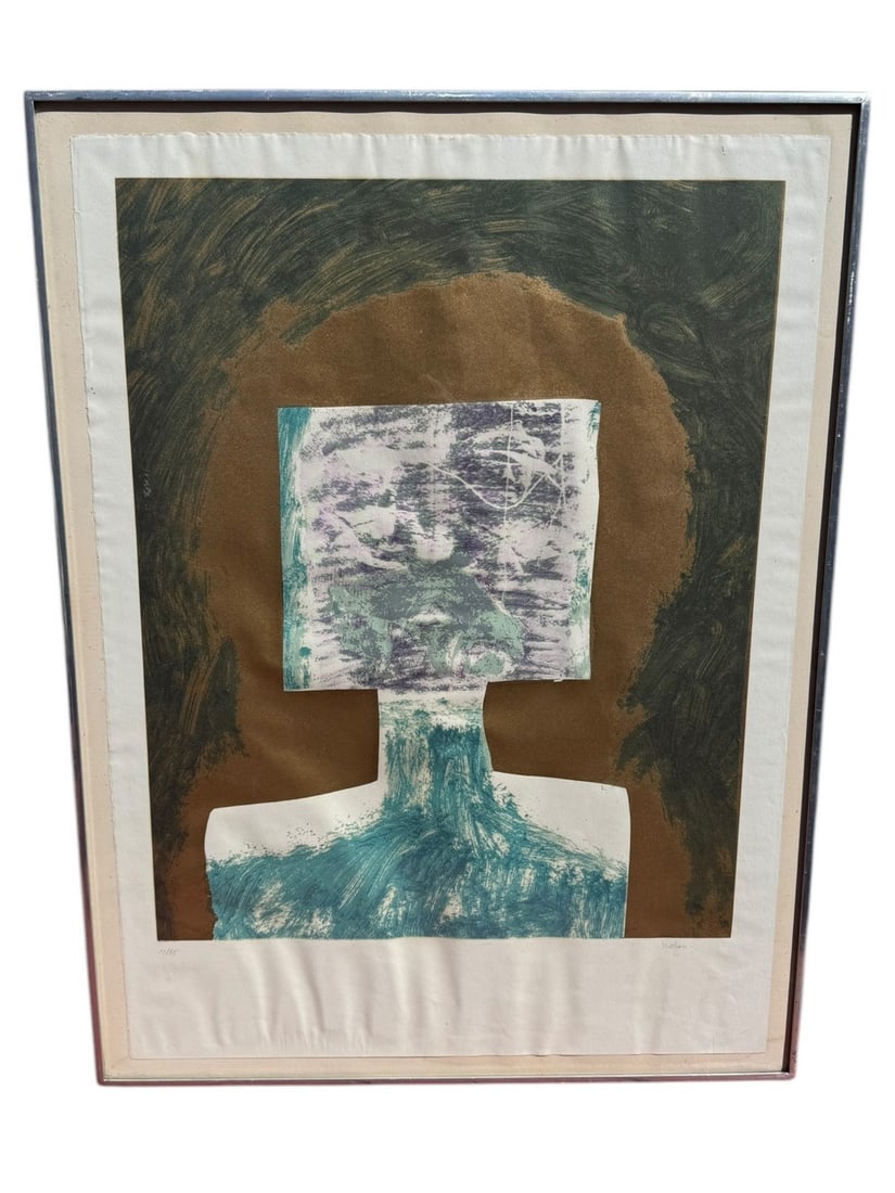 Sidney Nolan (Australian 1917?1992) abstract signed print 1965 listed artist (1 of 4)