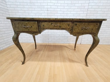 Amy Howard Collection Antique French Provincial Paint Decorated Writing Desk