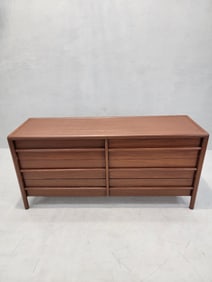 Mid Century Modern Walnut Dresser by T.H. Robsjohn-Gibbings for Widdicomb Furniture