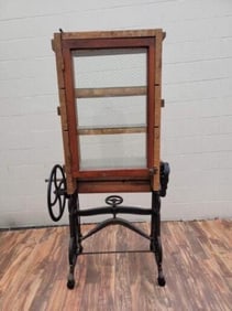 Antique Beste Deutsche Linen Press Mangel Machine