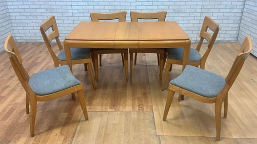 Mid Century Modern Haywood Wakefield 8 Piece Dining Set