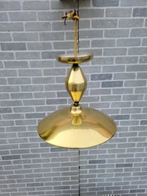 Mid Century Modern Space Age Pull Down Ceiling Pendant Light