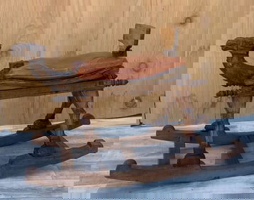 Vintage Turkish Design Carved Wood Rocking Camel