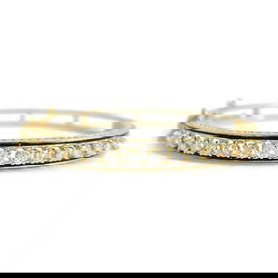 Vintage 1960's Diamond Black Enamel Bangle Bracelet 14K Yellow Gold, 19.16 Grams: Vintage 1960's Diamond Black Enamel Bangle Bracelet 14K Yellow Gold, 19.16 Grams This is a beautiful and unique diamond bangle bracelet. Please let us know if you have any questions. Circa: 1960's Dia