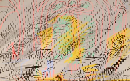 Picasso Sketchbook Carnet de la Californie Print # 2 dated 19/11/1955 (1 of 1)
