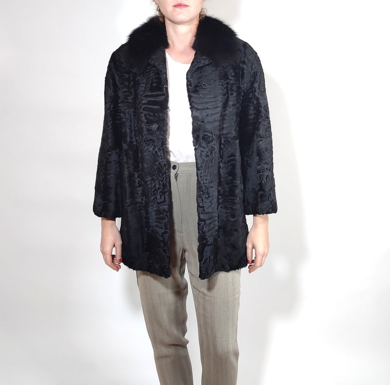 Roberta Scarpa Fox Fur Trimmed Alpine Jacket Roberta Scarpa Fox Fur Trimmed Alpine Jacket