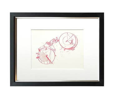 Max Ernst Original Lithograph Addressed to teachers 1970 Framed: Artist: Max Ernst Country: Germany / France Title: Addressed to teachers Medium: Original Lithograph Marks: Not signed, not numbered Paper: 13 x 9.5 inch Printed: 1970 by Manus Presse Provenance