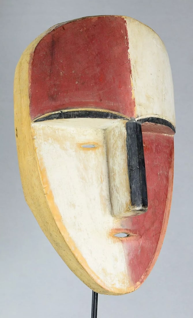 Aduma Adouma Nice large african Mask wood sculpture GABON (1 of 6)