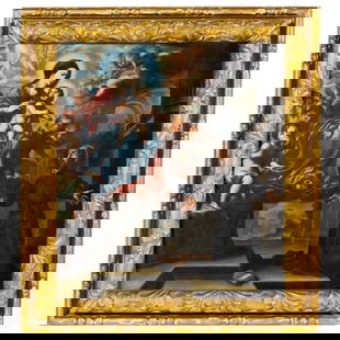 17TH CENTURY - "SAINT CHARLES BORROMEO" - ITALIAN SCHOOL: Title: 17TH CENTURY - "SAINT CHARLES BORROMEO" - ITALIAN SCHOOL Date Period: 17th century Materials: Canvas Dimensions: 86x79 cm | 33,86x31,1 inches Description: "Saint Charles Borromeo." Oil on canva