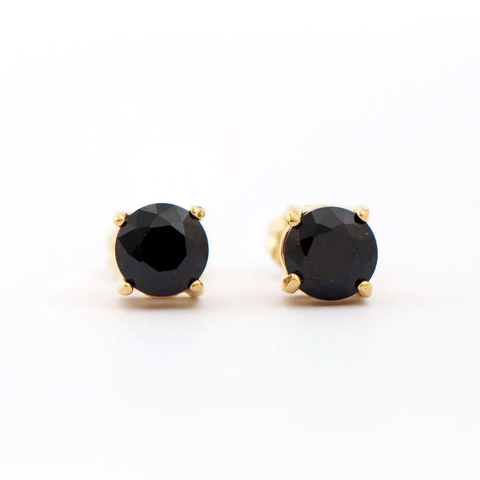 2.15 ctw Sapphire 18K Gold Plated Designer Earrings (1 of 2)