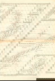 Carte de la Nouvelle Zéelande. New Zealand. Cook Strait. Thames. BONNE 1788 map (1 of 1)
