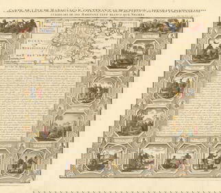 Carte de l'Ile de Madagascar contenant sa description… CHATELAIN 1719 old map (1 of 1)