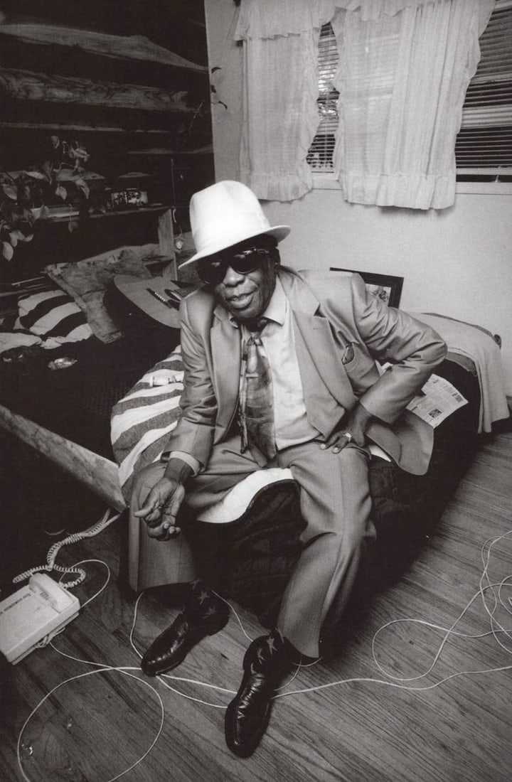 JIM MARSHALL - John Lee Hooker, Redwood City, CA, 1994 (1 of 1)