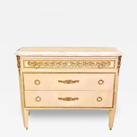 Hollywood Regency Maison Jansen Style Commodes or Nightstands a Pair (1 of 12)