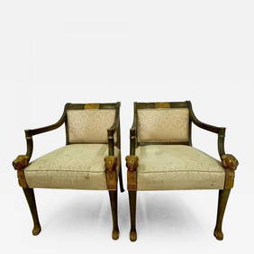 19th Century Swedish Neoclassical Arm Chairs, a Pair, Fauteuils, Europe, 19th C. (1 of 12)