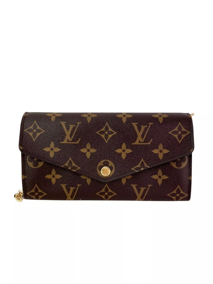Louis Vuitton Sarah Monogram Fuchsia Wallet Clutch (1 of 12)