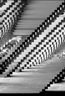Edition 2/10 - Arches; 2016: Edition 2/10 - Arches, Barcelona, Spain, Silver Gelatin Photograph Edition of 10 + 5 APs. Front: Signature and edition number with artists blind stamp. Back: Ink stamp and print details. Mounted: 40 x