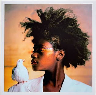 Lyle Ashton Harris: Untitled(Mother) 1998: Color photograph signed in pen verso,. Measures 6" x 6" sheet. Reserve: $220.00 Shipping: Domestic: Flat-rate of $15.00 to anywhere within the contiguous U.S. International: Foreign shipping rates are