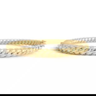 Vintage Italian Twisted Rope Bangle Bracelet 14K Yellow Gold, 32.36 Grams: Vintage Italian Twisted Rope Bangle Bracelet 14K Yellow Gold, 32.36 Grams This is such a beautiful bracelet! Please let us know if you have any questions. Metal: 14K yellow gold Weight: 32.36 grams St