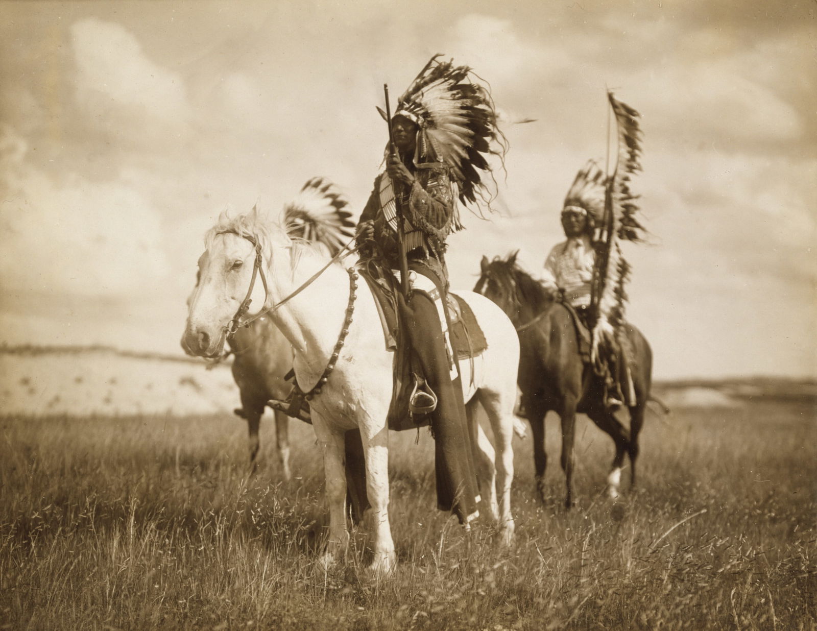 1905, 19X13" SIOUX CHIEFS OF THE PLAINS (1 of 1)