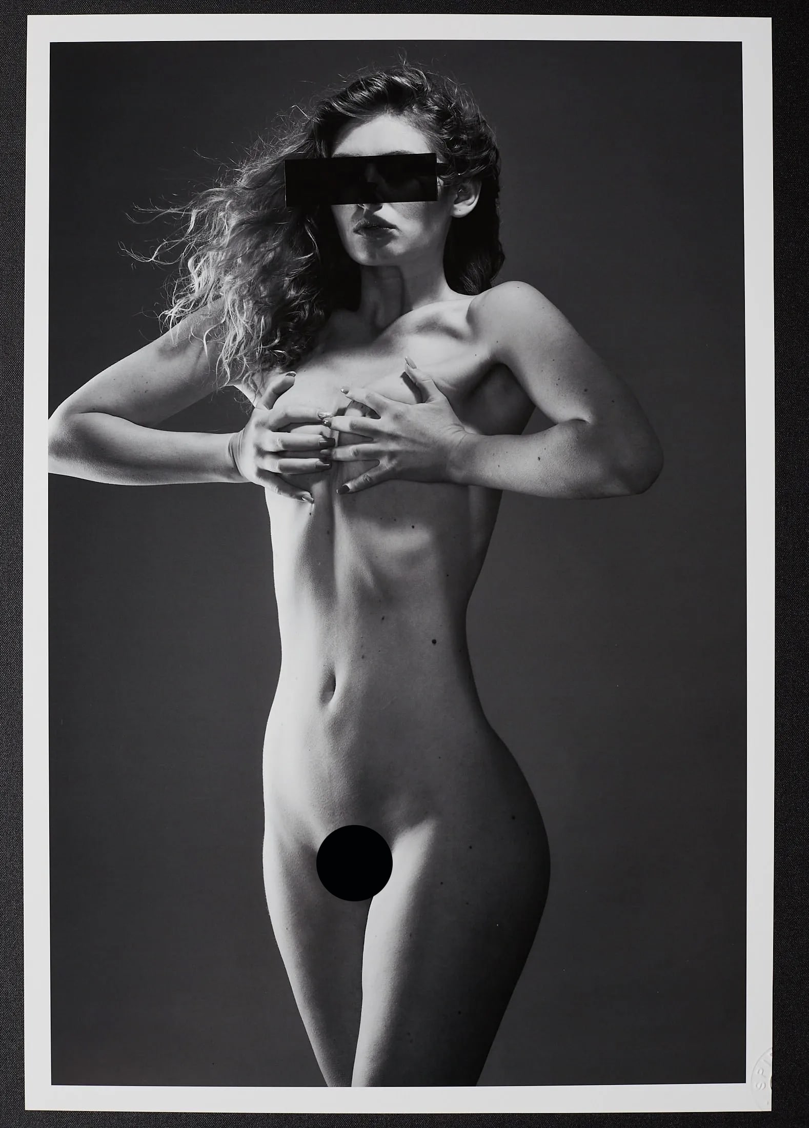 Spiros Politis(1969-)Censorama 3/25: Artist: Spiros Politis(1969-) Title: Censorama 3/25 Date/Period: 2024 materials: photography Dimensions: 19" x13" Chloe shot in London studio 2024.Printed on heavy Canson Baryta Photographique paper (
