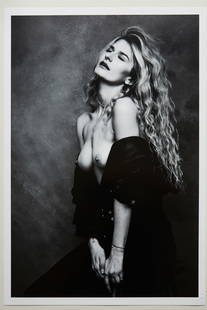 Spiros Politis(1969-)Kelly and leather jacket 2/25: Artist: Spiros Politis(1969-) Title: Kelly and leather jacket 2/25 Date/Period: 2023 materials: photography Dimensions: 19" x13" Figure portrait of Kelly K in the studio.Shot in my London studio in 20