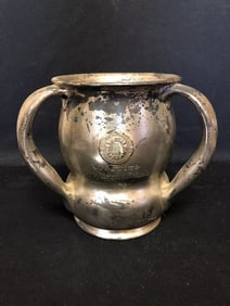 1930’s 7 1/2” University Of Pennsylvannia Relay Race Loving Cup Trophy