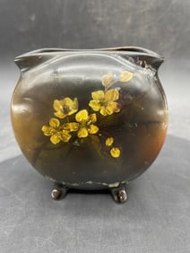 Antique Rookwood Pottery Standard Glaze Floral Pillow Vase 90C (Foertmeyer)