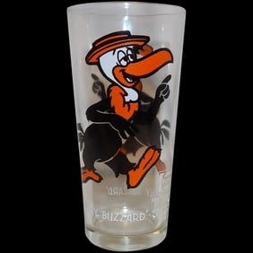 Vintage 1970's Beaky Buzzard Pepsi Collector Series Glass Tumbler