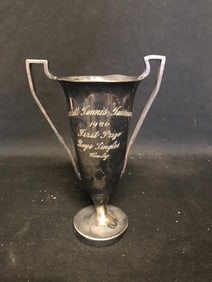 1926 6 5/8” Megansett Assoc Tennis Loving Cup Falmouth Ma