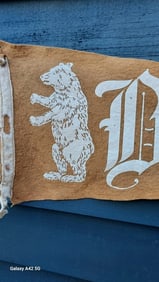 1930 Rare Brown University Pennant graphics