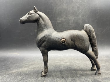 Old Cast Iron Tennessee Walker Saddlebred Horse Bank