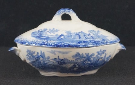 Child’s Blue China 5 3/8” Toy Vegetable #26