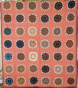 1880's Rising Sun Quilt
