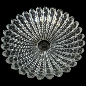 Vintage Mikasa Crystal Atlantis Pattern Center Piece