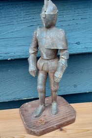 Antique figural Lighter Knight In Armor