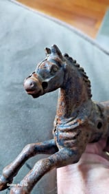 Cast Iron horse from antique toy 1920.