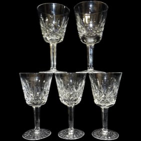 Waterford Lismore Classic Claret Red Wine Glasses
