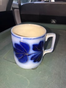 flow blue brushstroke mug