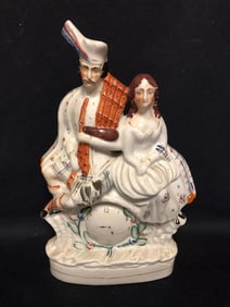13 5/8” staffordshire figure