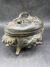 B&W #179 Original Art Nouveau Jewelry Casket / Trinket Box 1904 w Lining