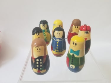 Big painted candy container 4" high