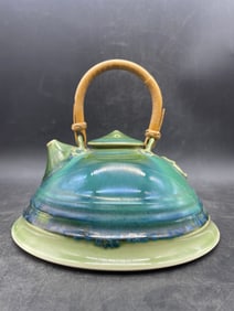 1977 Stephen Fabrico NY Studio Art Signed Ceramic Earthenware Signed Teapot