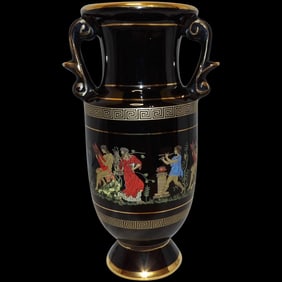 ADIS Double Handle Greek Urn Vase