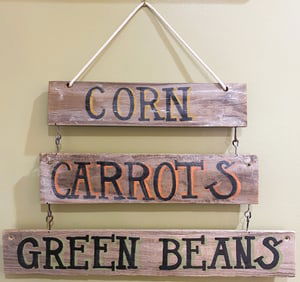 Primitive Farmstand Produce Sign